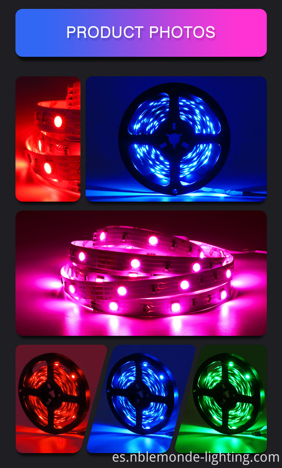 Waterproof RGB LED Tape Lights